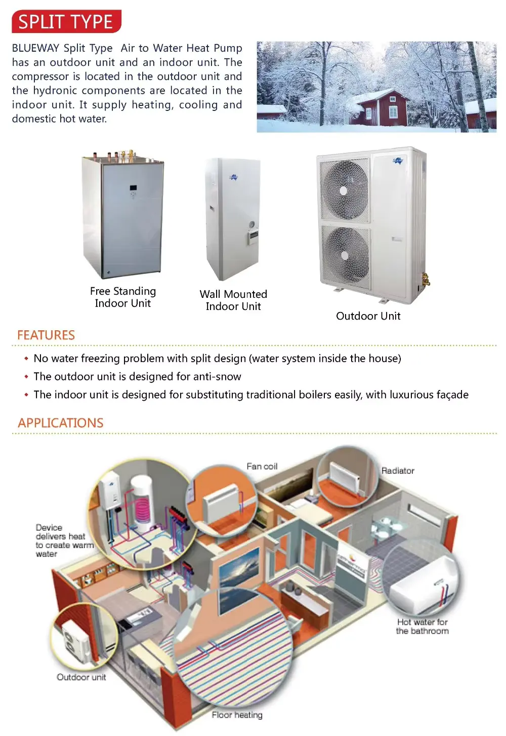 Popular Household Small Efficient And Durable Air Source Conversion Water Heat Pump Water Heater